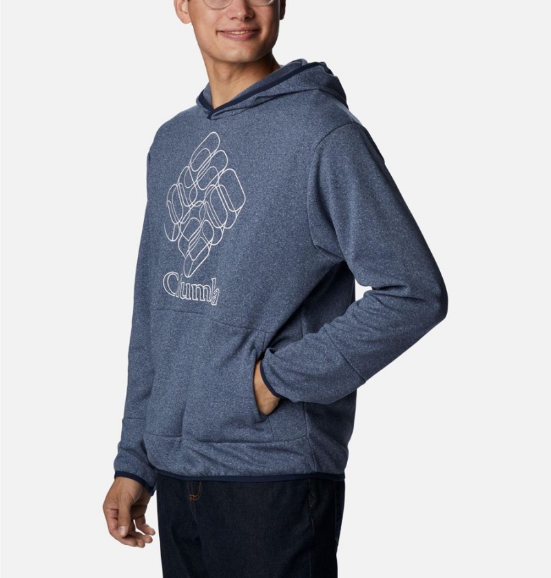 Blue Men's Columbia Stone Canyon Hoodie | CWJFH-6302