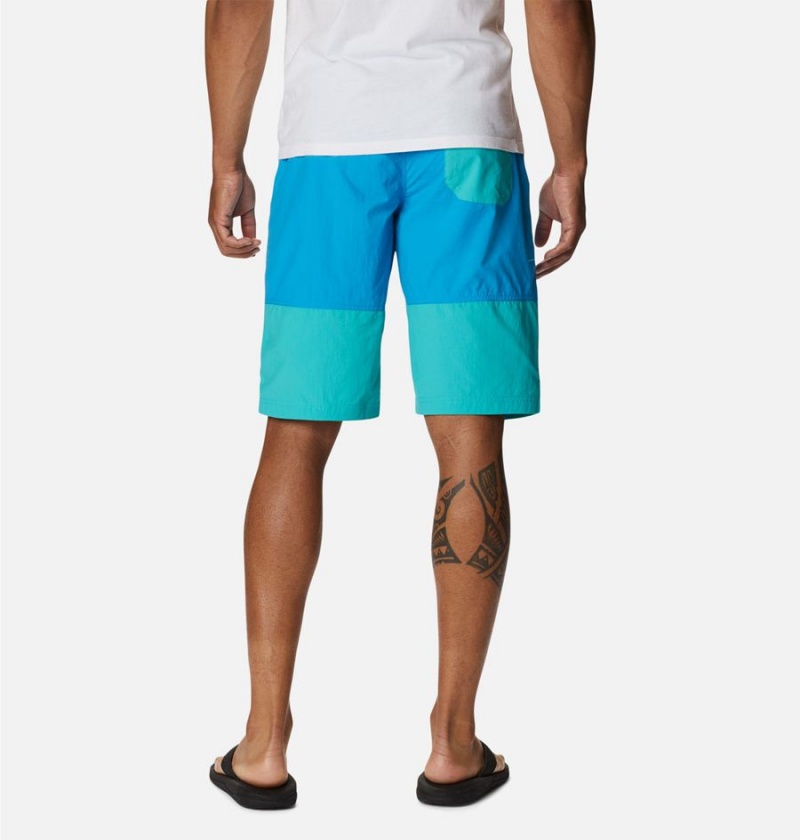 Blue Men's Columbia Summerdry Belted Shorts | ALTWU-5374