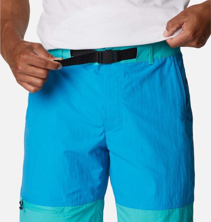 Blue Men's Columbia Summerdry Belted Shorts | ALTWU-5374