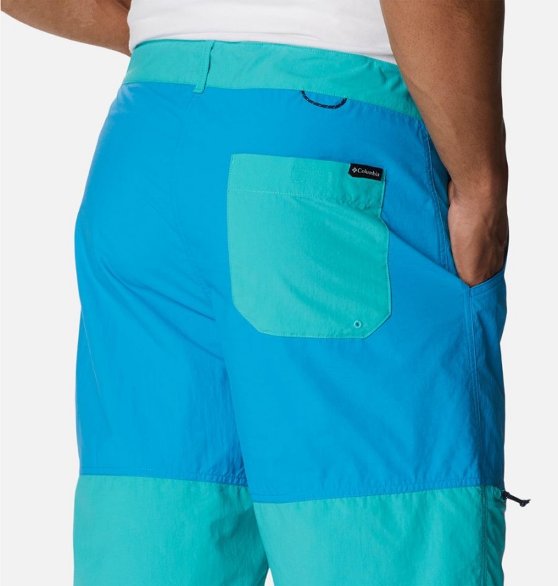 Blue Men's Columbia Summerdry Belted Shorts | ALTWU-5374