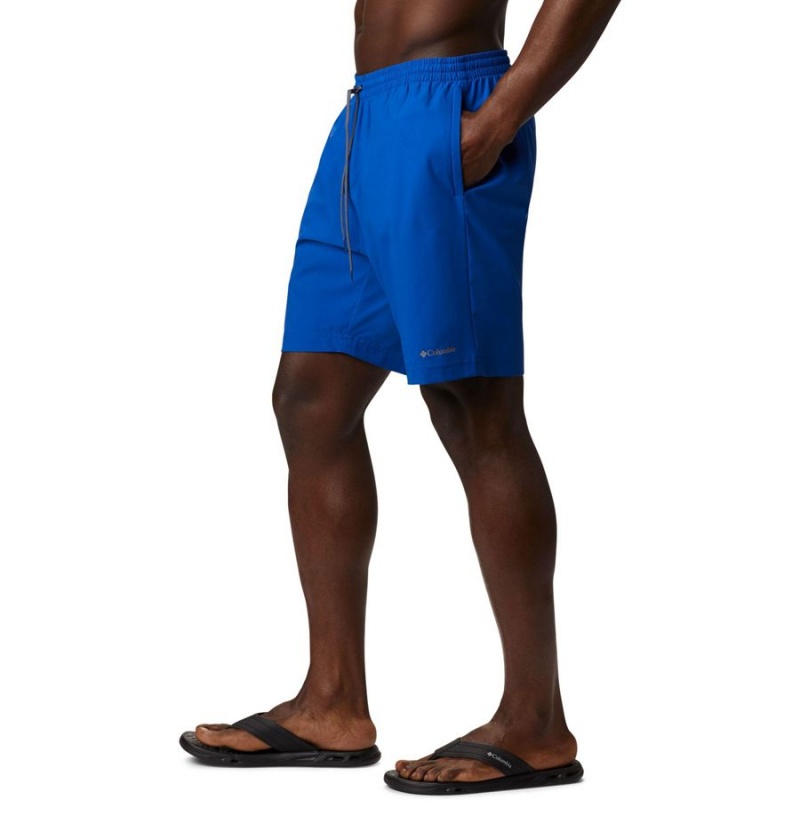 Blue Men's Columbia Summertide Stretch Shorts | PZLOS-8359