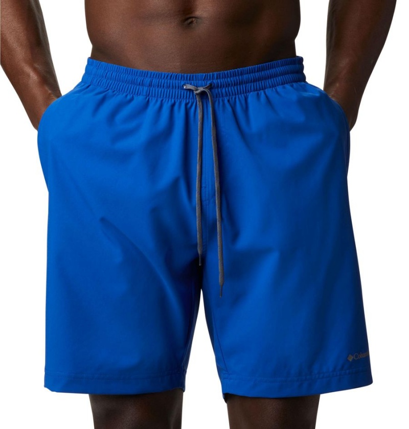 Blue Men's Columbia Summertide Stretch Shorts | PZLOS-8359