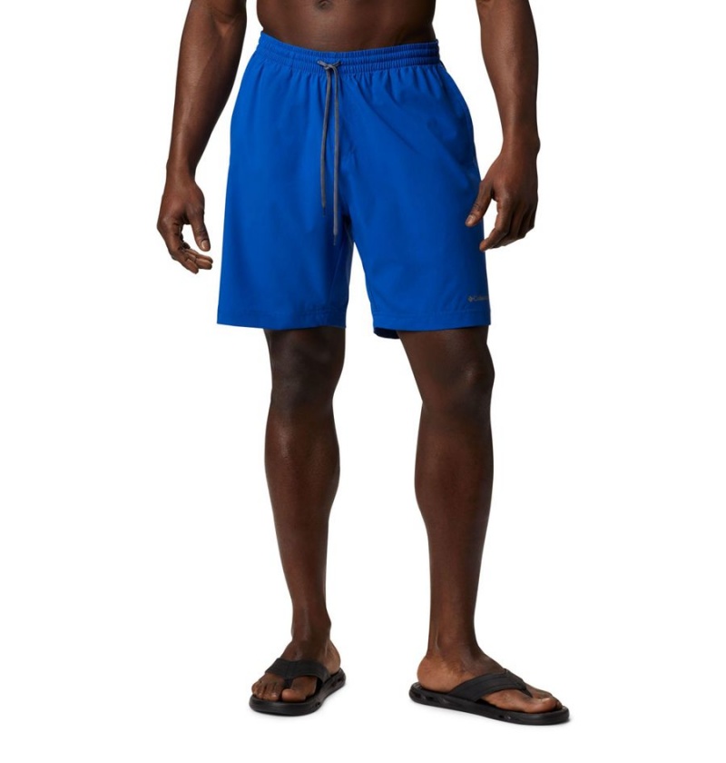 Blue Men\'s Columbia Summertide Stretch Shorts | PZLOS-8359