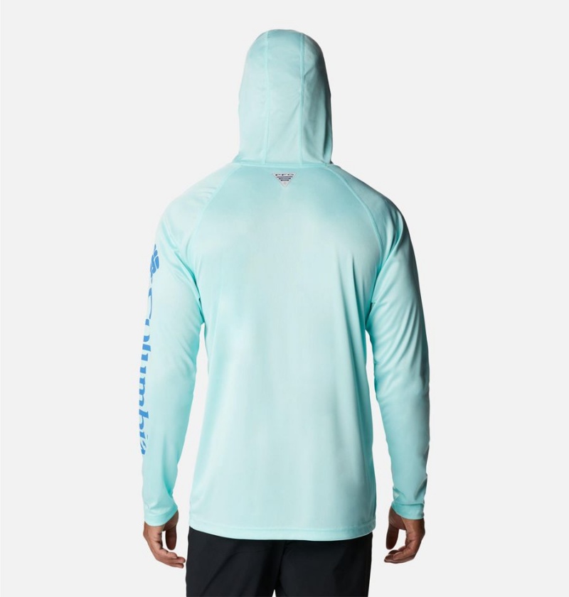 Blue Men's Columbia Terminal Tackle Heather Hoodie | BIYOC-3527