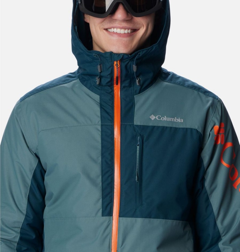 Blue Men's Columbia Timberturner II Ski Jacket | WKEXI-6892