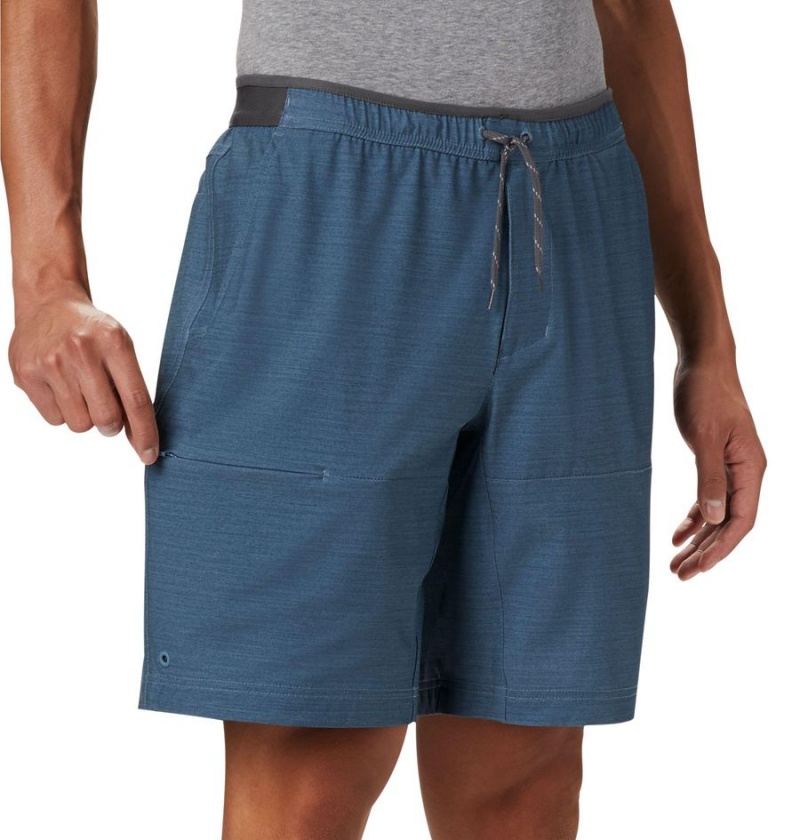 Blue Men's Columbia Twisted Creek Shorts | DAQHK-5749