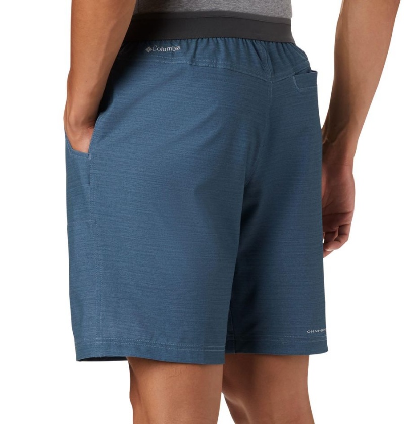 Blue Men's Columbia Twisted Creek Shorts | DAQHK-5749