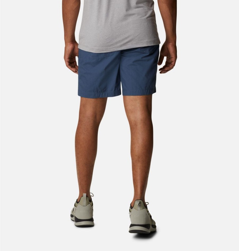 Blue Men's Columbia Washed Out Cargo Shorts | RAOZD-5083