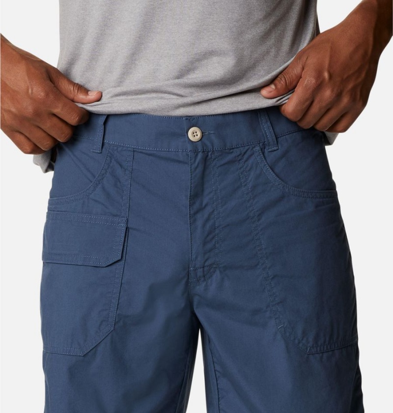 Blue Men's Columbia Washed Out Cargo Shorts | RAOZD-5083