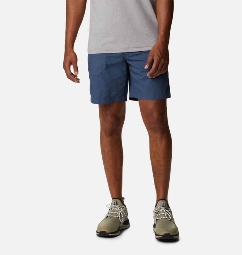 Blue Men\'s Columbia Washed Out Cargo Shorts | RAOZD-5083