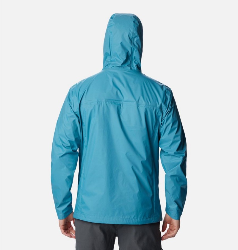 Blue Men's Columbia Watertight II Rain Jacket | OSKNX-6953