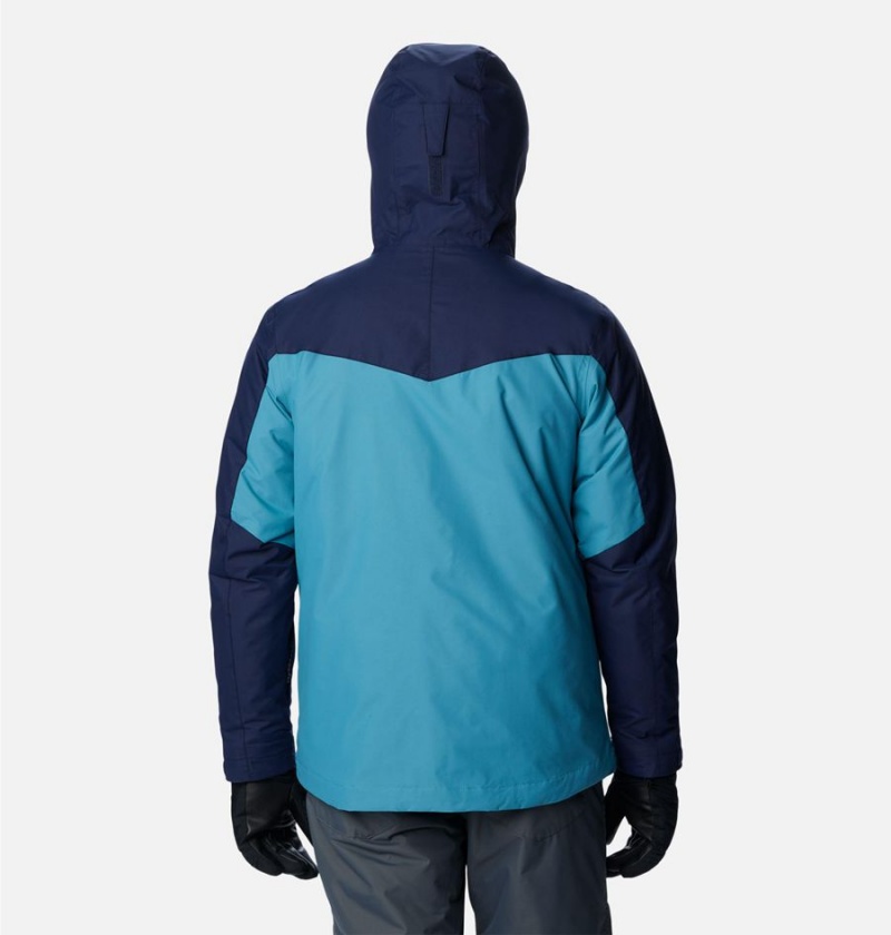 Blue Men's Columbia Whirlibird IV Interchange Ski Jacket | OMEZT-4961