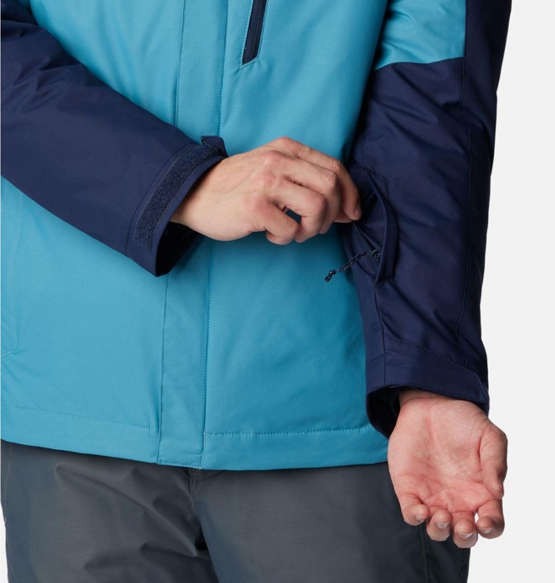 Blue Men's Columbia Whirlibird IV Interchange Ski Jacket | OMEZT-4961