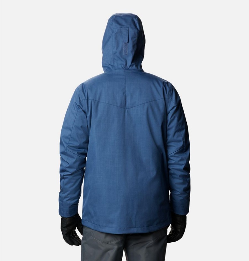 Blue Men's Columbia Whirlibird IV Interchange Ski Jacket | YPNXH-2946