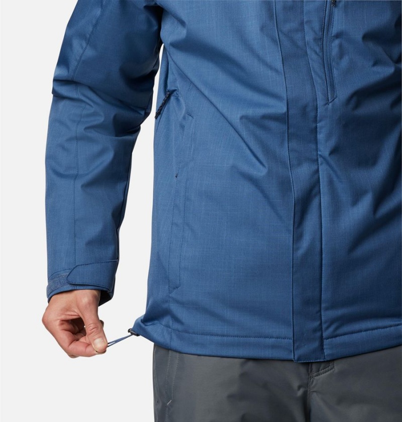 Blue Men's Columbia Whirlibird IV Interchange Ski Jacket | YPNXH-2946