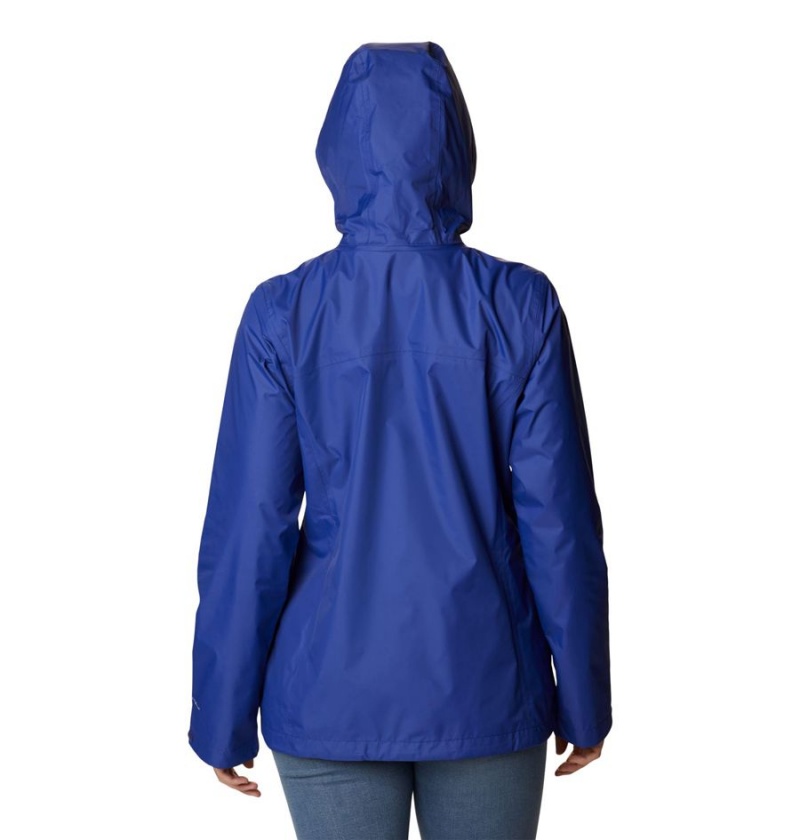 Blue Women's Columbia Arcadia II Rain Jacket | UZAEI-5468