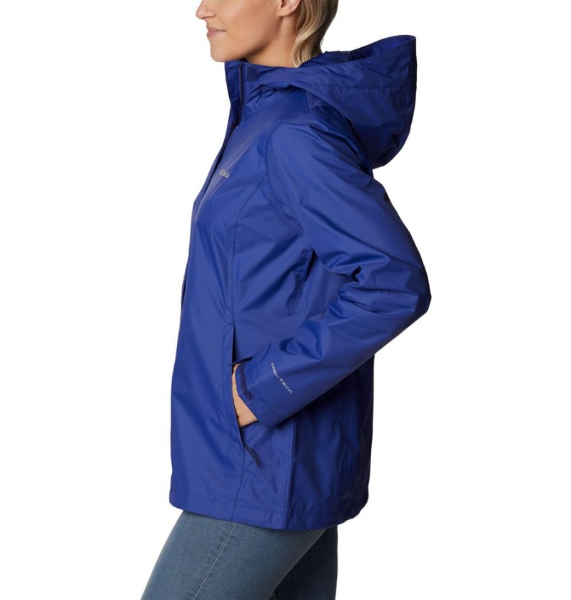 Blue Women's Columbia Arcadia II Rain Jacket | UZAEI-5468