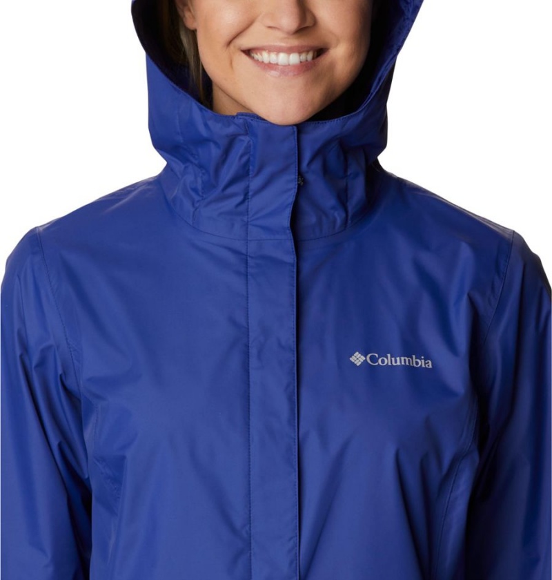 Blue Women's Columbia Arcadia II Rain Jacket | UZAEI-5468