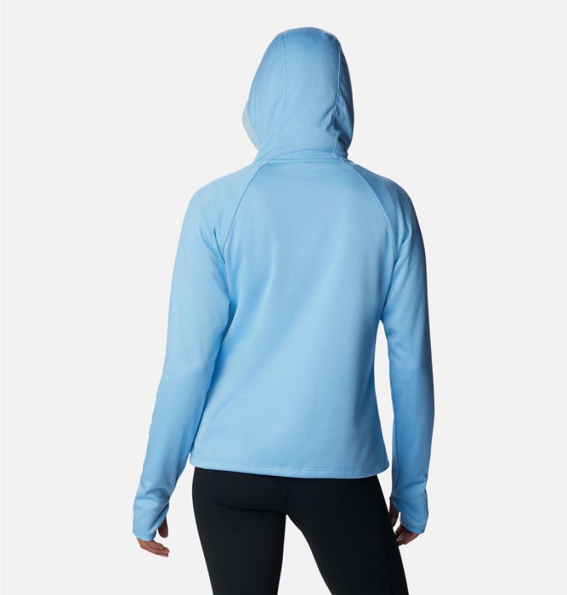 Blue Women's Columbia Boundless Trek Grid Fleece Jacket | CABFO-5703