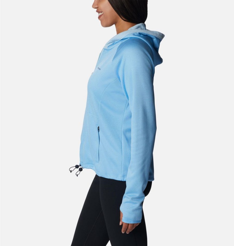 Blue Women's Columbia Boundless Trek Grid Fleece Jacket | CABFO-5703