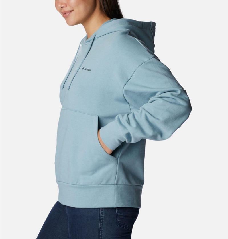 Blue Women's Columbia Break It Down Hoodie | WFQRK-3195