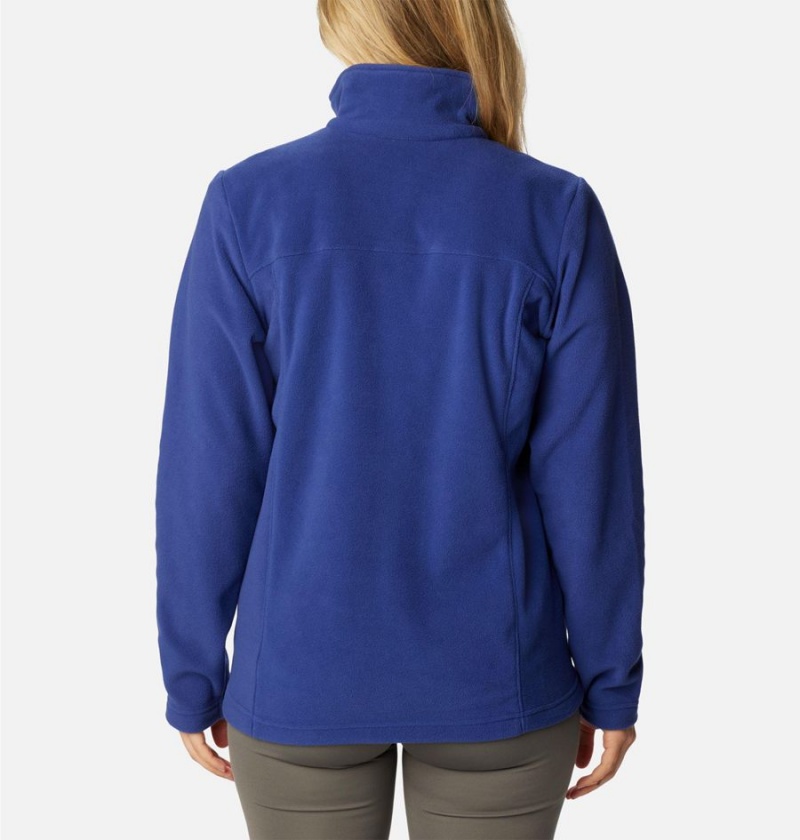 Blue Women's Columbia Castle Dale Full Zip Fleece Jacket | NROWA-8496