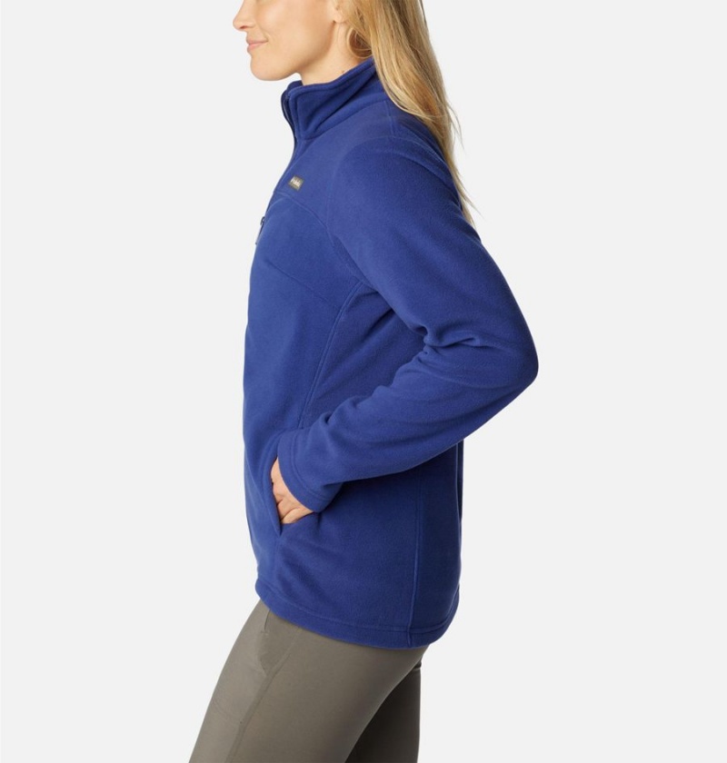 Blue Women's Columbia Castle Dale Full Zip Fleece Jacket | NROWA-8496