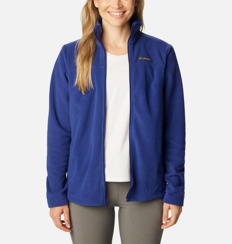 Blue Women's Columbia Castle Dale Full Zip Fleece Jacket | NROWA-8496