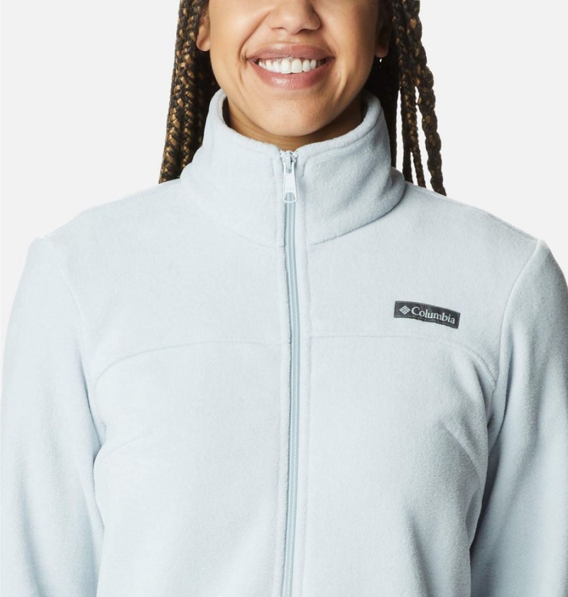 Blue Women's Columbia Castle Dale Full Zip Fleece Jacket | REUJQ-5123