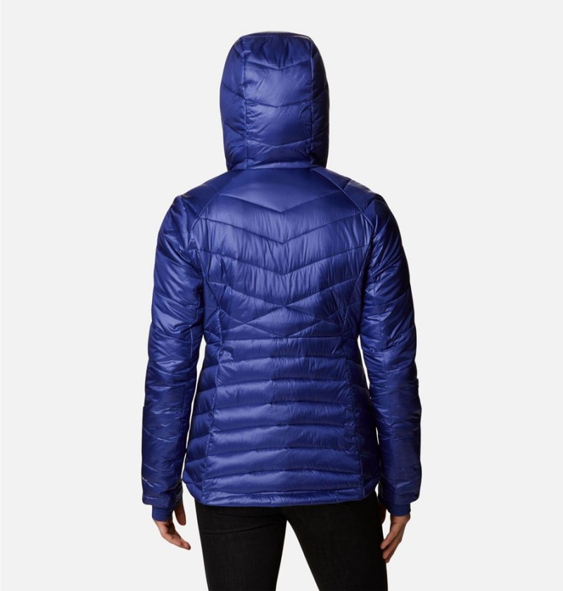 Blue Women's Columbia Joy Peak Insulated Hooded Puffer Jacket | XPHTG-5762