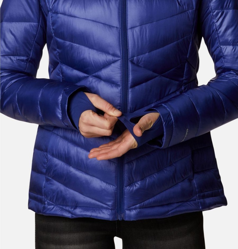 Blue Women's Columbia Joy Peak Insulated Hooded Puffer Jacket | XPHTG-5762