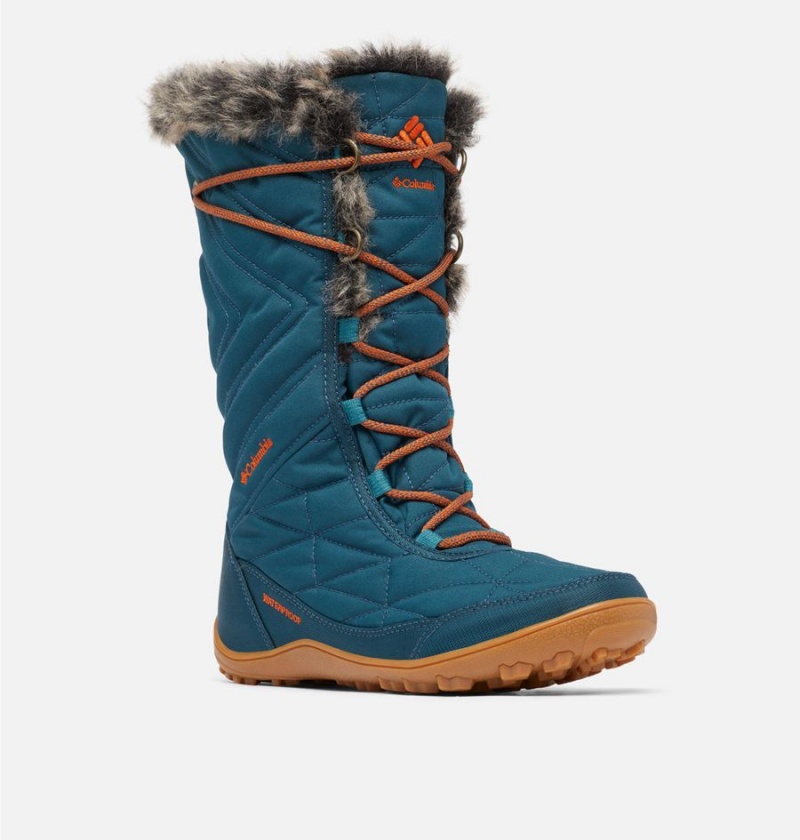 Blue Women's Columbia Minx Mid III Boots | YZFHT-8971