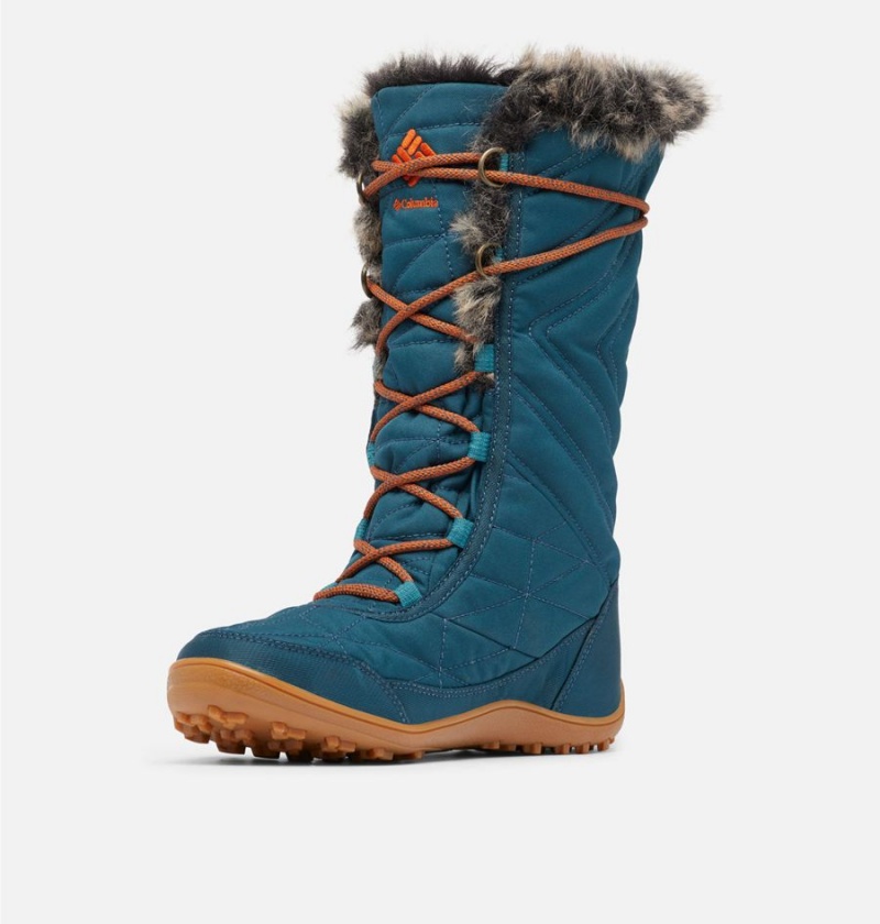 Blue Women's Columbia Minx Mid III Boots | YZFHT-8971