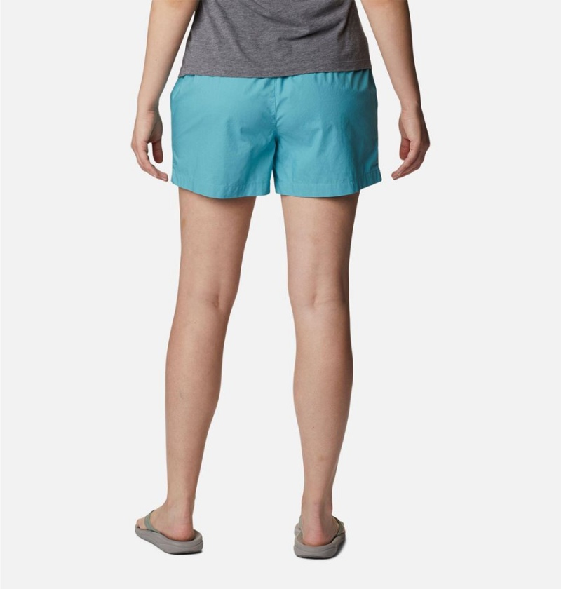 Blue Women's Columbia Norgate Shorts | JHQFX-5130