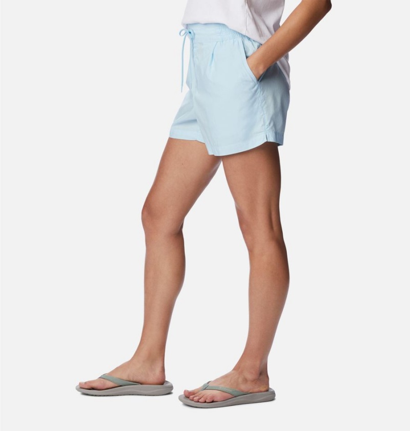 Blue Women's Columbia Norgate Shorts | LYXVZ-0149