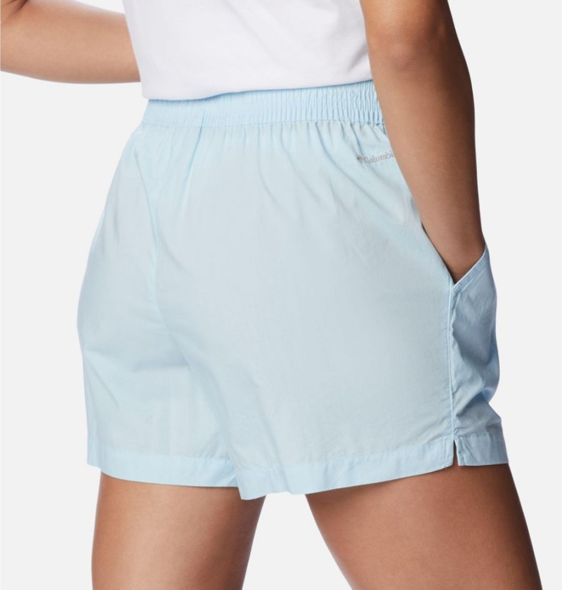 Blue Women's Columbia Norgate Shorts | LYXVZ-0149