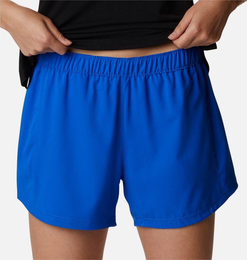 Blue Women's Columbia PFG Tamiami Pull-On Shorts | XYWMR-6215