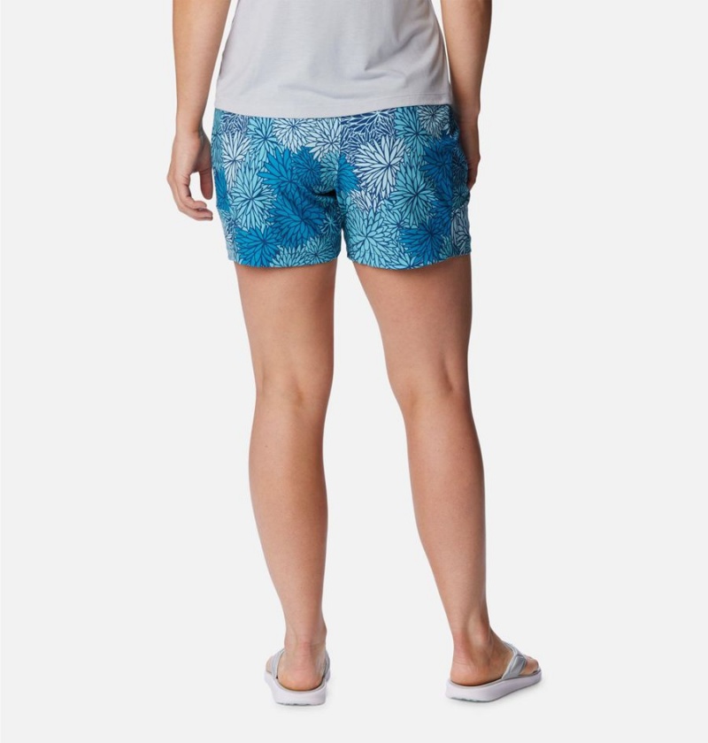 Blue Women's Columbia PFG Tidal II Shorts | FBQLH-9816