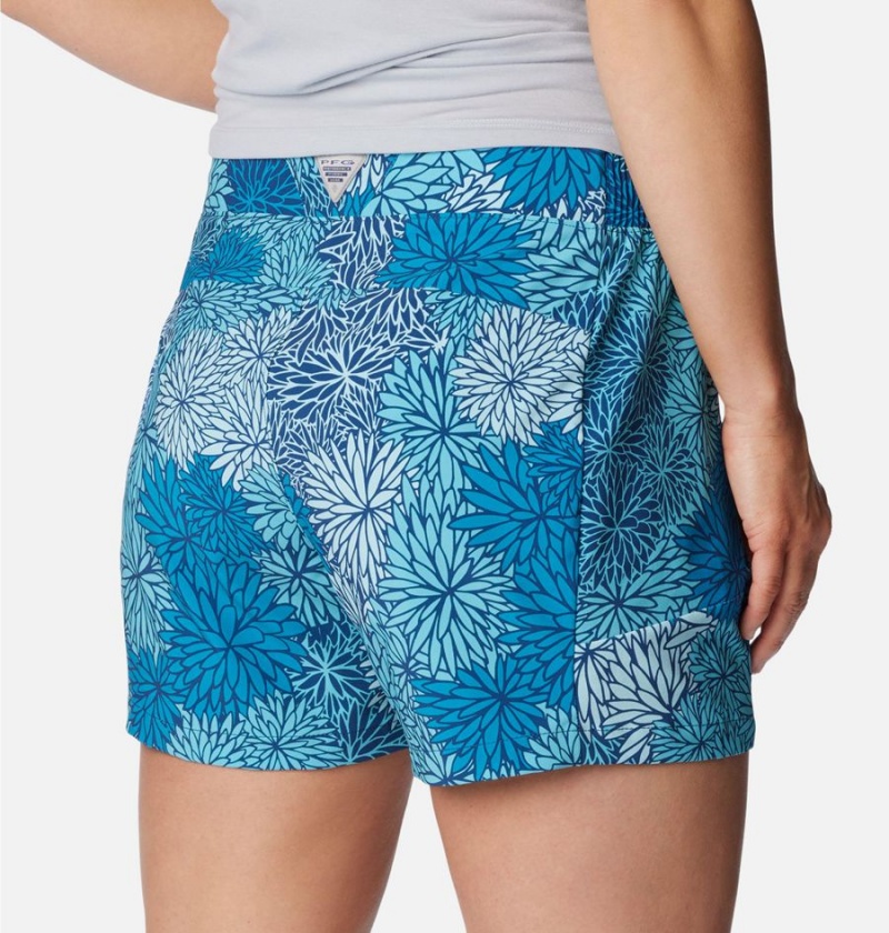 Blue Women's Columbia PFG Tidal II Shorts | FBQLH-9816