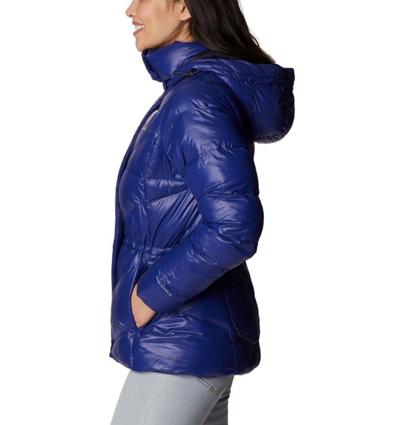 Blue Women's Columbia Peak to Park II Insulated Hooded Puffer Jacket | VWDMA-5814