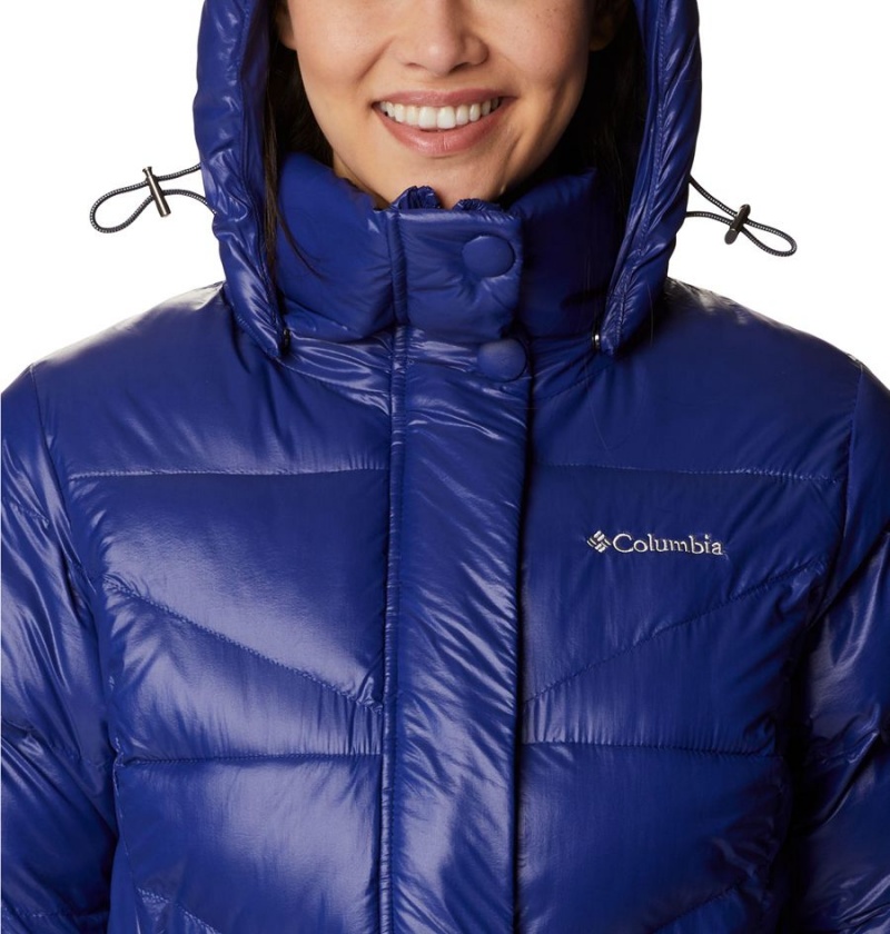 Blue Women's Columbia Peak to Park II Insulated Hooded Puffer Jacket | VWDMA-5814