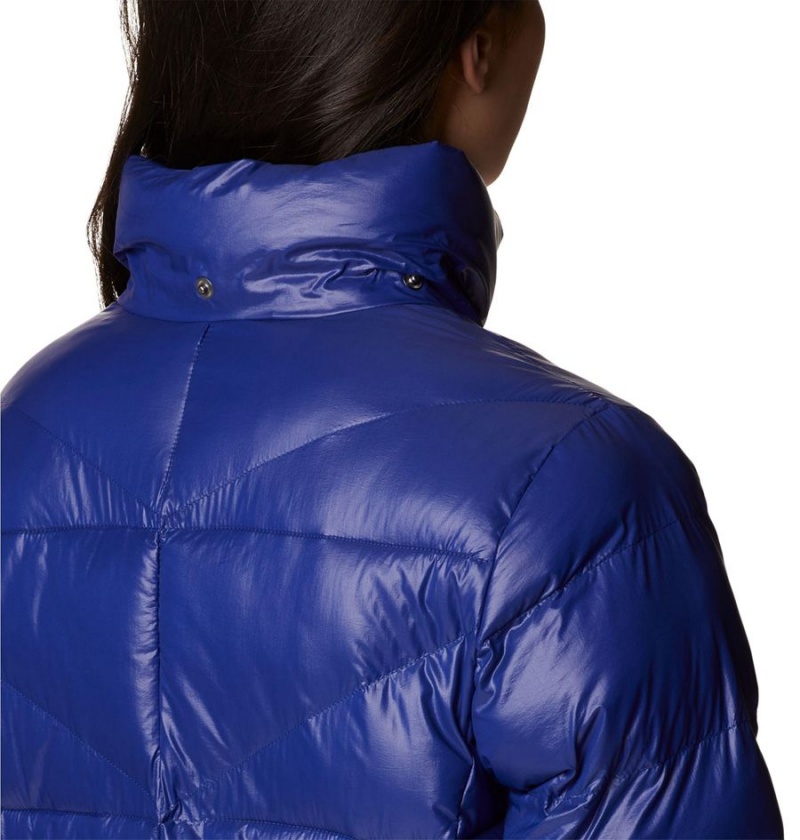 Blue Women's Columbia Peak to Park II Insulated Hooded Puffer Jacket | VWDMA-5814