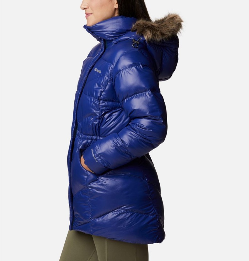 Blue Women's Columbia Peak to Park Mid Insulated Puffer Jacket | SPYUL-6321