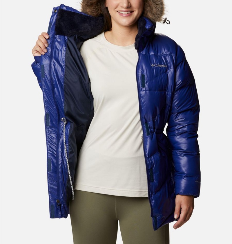 Blue Women's Columbia Peak to Park Mid Insulated Puffer Jacket | SPYUL-6321