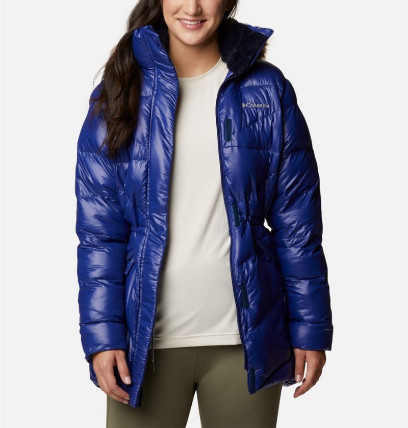 Blue Women's Columbia Peak to Park Mid Insulated Puffer Jacket | SPYUL-6321