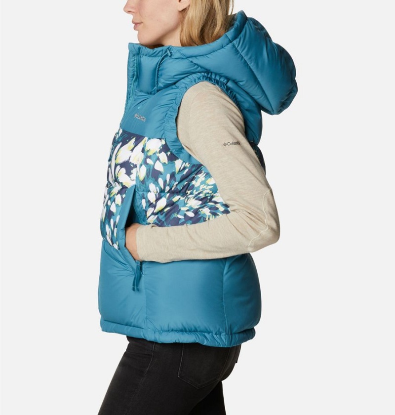 Blue Women's Columbia Pike Lake II Insulated Vest | JPKUD-8794