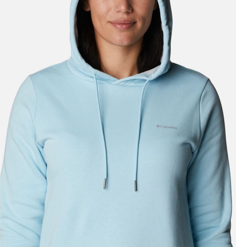 Blue Women's Columbia Rush Valley Long Hoodie | EJVOB-9472