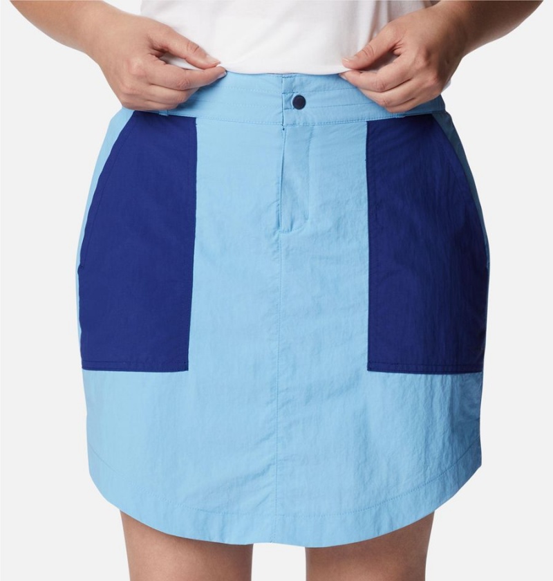 Blue Women's Columbia Summerdry Skirts | ZWJRM-3679