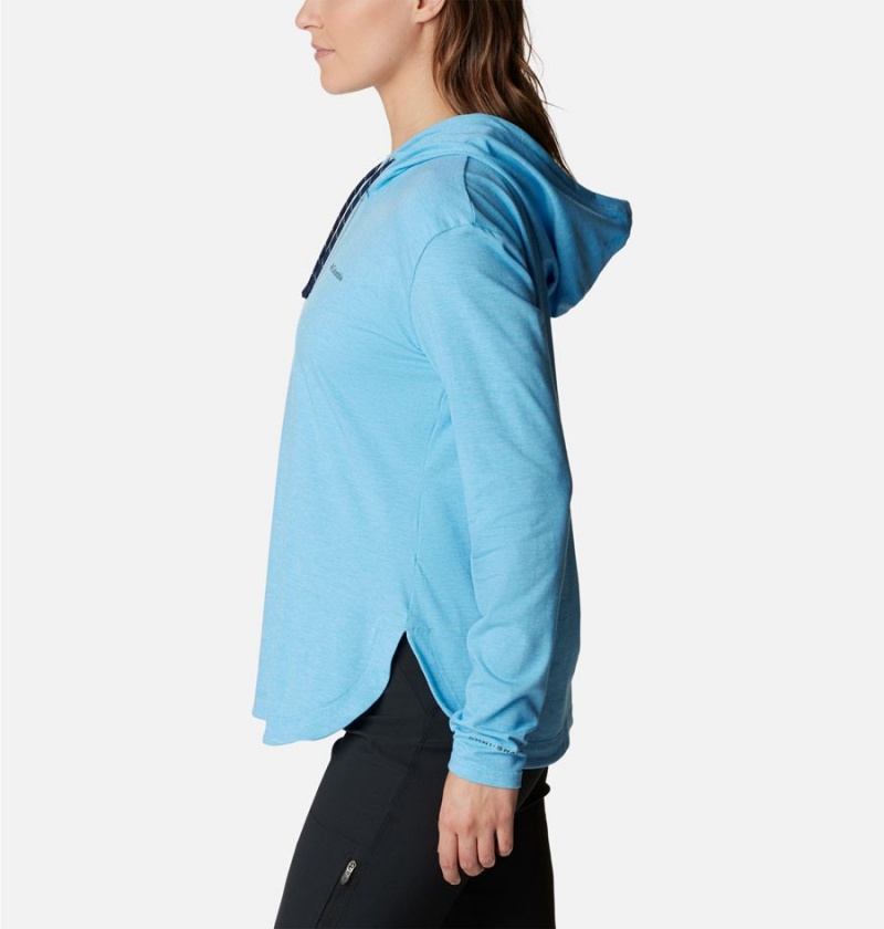 Blue Women's Columbia Sun Trek Pullover Hoodie | JERBI-4830