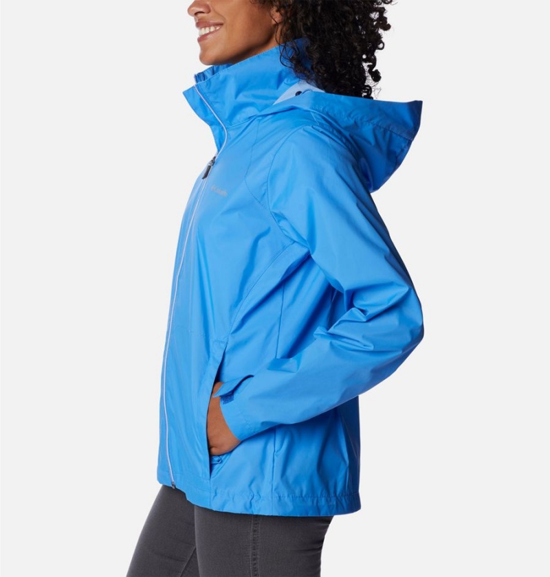 Blue Women's Columbia Switchback III Rain Jacket | EZALT-6125